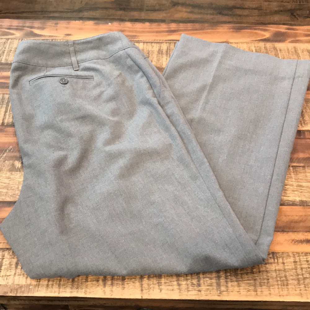Lane Bryant Grey slack pants 14 petite